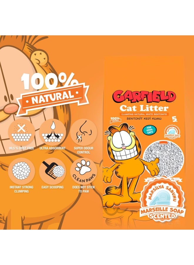 Garfield Cat Litter Clumping Marseille Soap 5L - Image 3