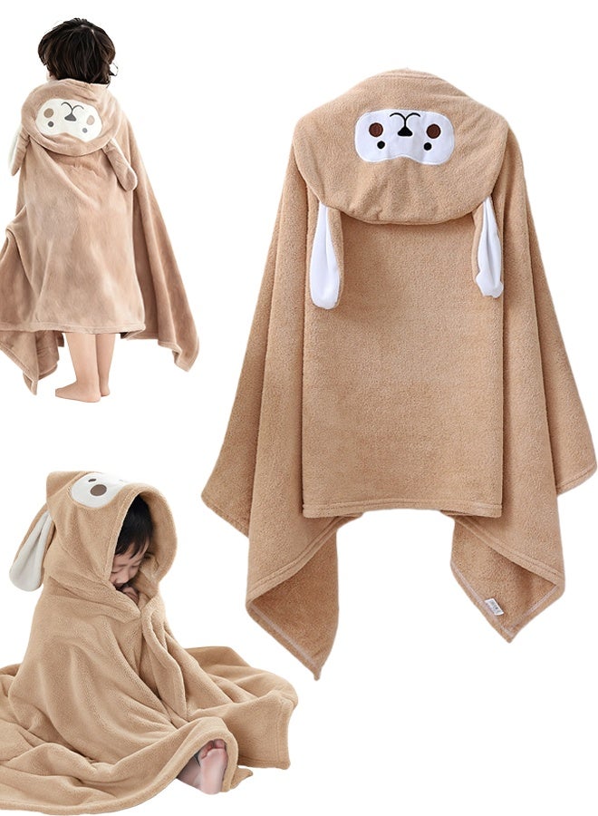 Hooded Towel, Baby Bath Towel, Extra-Large Baby Towels with Hood, Ultra Absorbent and Softest Bath Towels for Kids, Machine washable，Bath Towel Beach Towels Wrap for Newborn, Toddler, Infant,Suitable for Bath, Pool, Beach,for 3-12 Yrs - Image 1