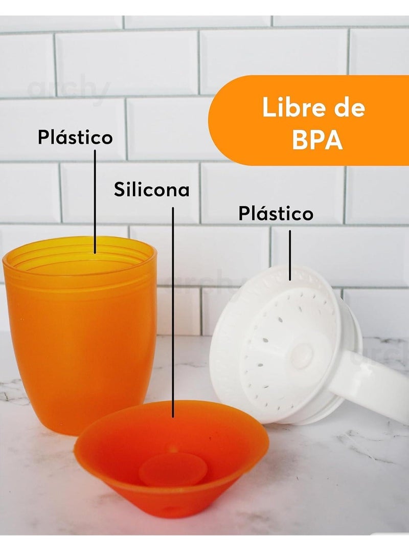 Gonice Arch Coach Cup, with double handles, for infants, with a 360 ° edge to drink 207ml BPA free reflux cup - Image 3