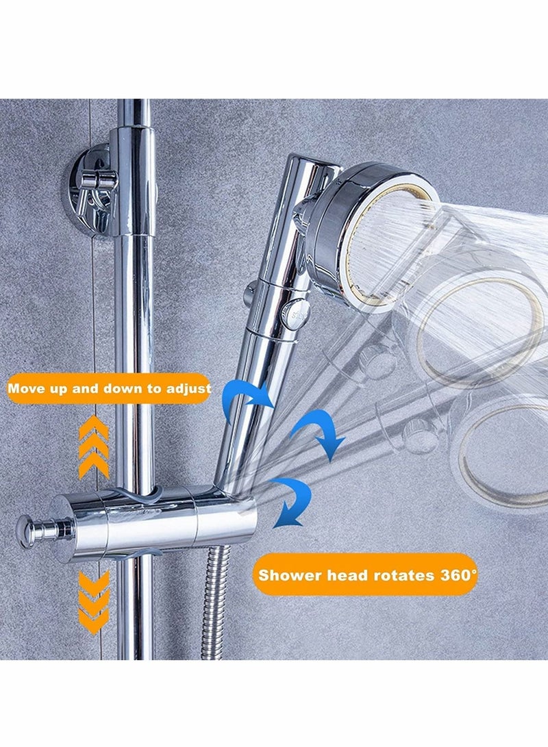 كابتن تيك Shower Head Holders, Universal 20-25MM O.D. Adjustable Handheld Shower Wand Bracket Shower Wall Mount Holder Chrome Finish - Image 5