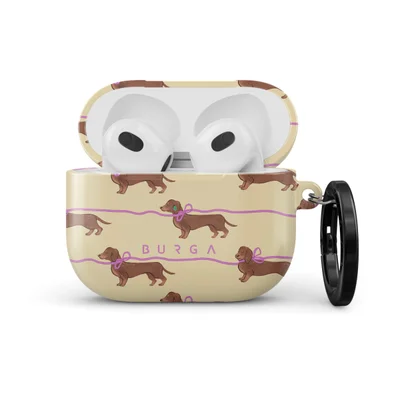 BURGA Burga AirPods 3 Always Late Protective Elegant Case For Apple AirPods, Cover Charging LED Visible, Scratch-Resistant, Shockproof Case