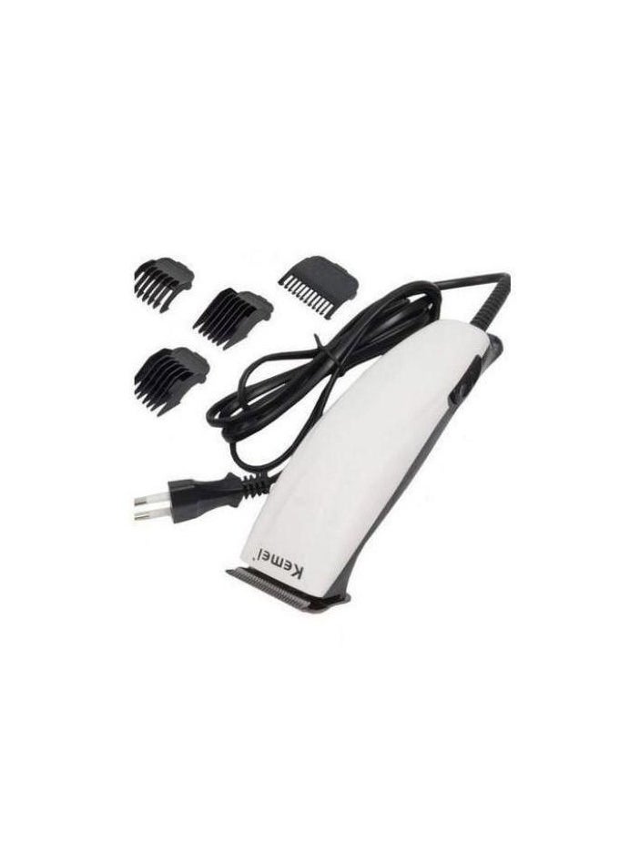Kami Kemei KM-6603 Professional Hair Clipper - Stylish black and white design, provides you with a precise and efficient shave with professional performance suitable for all hair types  - Image 2