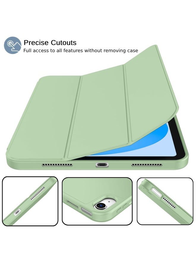 iMieet iPad (A16) Case 11th Gen/iPad 10th Generation Case [11-Inch 2025/10.9 Inch 2022] with Pencil Holder, Trifold Stand Smart Cover with Soft TPU Back,Auto Wake/Sleep(Matcha Green) - Image 2