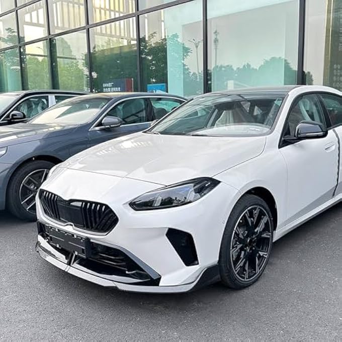 FINMOKAL Car Front Bumper Lip Spoiler Splitter Compatible with BMW 1 Series F70 2 Series F74 M Sport 2024+ (Carbon Fiber Look) - Image 4