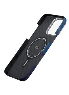PITAKA iPhone 16 Pro MagSafe Case Tactile Woven Ultra Slim Cover with Raised Camera Lip / Woven Touch / Compatible with MagSafe / Drop and Damage Protection - Over the Horizon  - Image 3