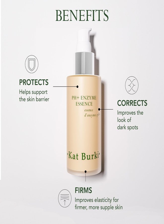 Kat Burki pH+ Enzyme Essence Face Pre Serum Radiance Boosting Anti-Blemish Care that Promotes Skin Renewal, 3.4 fl. oz. - Image 3