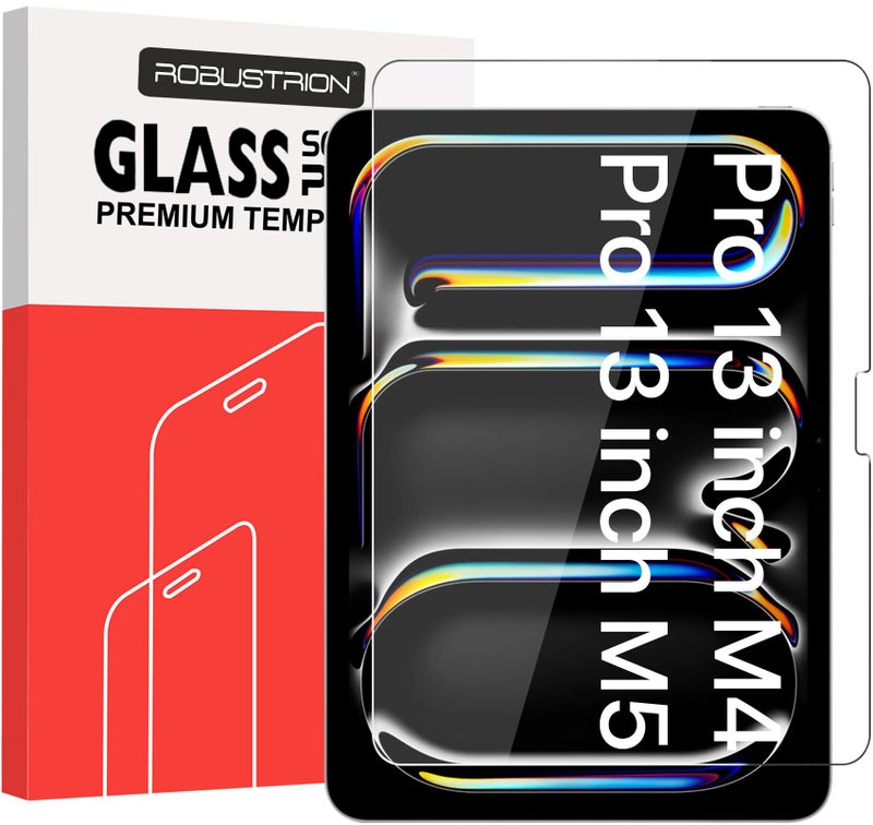 Robustrion Tempered Glass for iPad Pro 13 inch (M5 / M4) Screen Protector Guard for iPad Pro 13 inch - Pack of 1 - Image 1