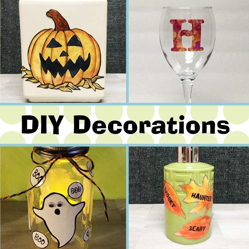 Grafix Static Film, Create Your Own Window Clings and Temporary Decorations, Just Stick to Any Glass, Acrylic, or Glossy Surface (Clear (6-Packs), 9"x12") - Image 3