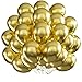 MEBAY Gold Balloons 12 inch 100 pcs Chrome Metallic Latex Birthday Balloons Shiny Balloons Party Decoration Graduation Halloween Wedding Birthday Baby Shower Christmas Party - Image 3