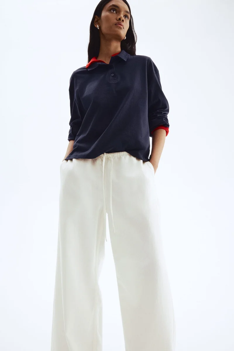 H&M Denim drawstring trousers