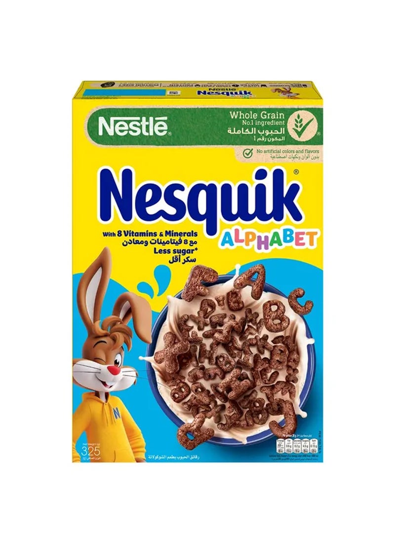 Nesquik Alphabet Breakfast Cereal 325g - Image 1