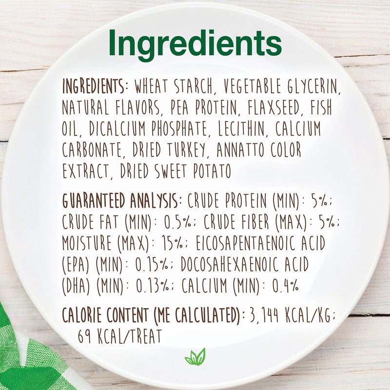 Nylabone Healthy Edibles Natural Puppy Chews Long Lasting Treats for Puppies, Turkey & Sweet Potato Flavor, X-Small/Petite (16 Count) - Image 4