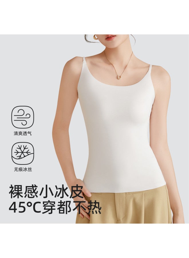 Top melon Seamless Basic Women'S Camisole With Adjustable Spaghetti Straps, Lightweight And Versatile - Image 3