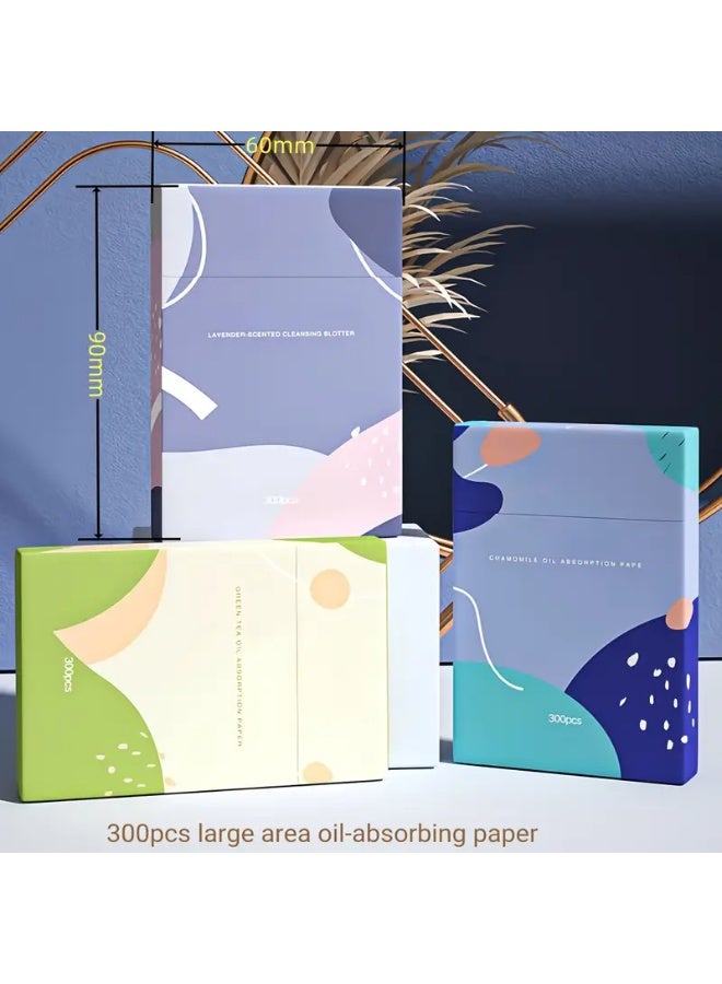 KIMHOME 300 ورقة لامتصاص الزيت للبشرة الدهنية - خالية من العطور، أداة مكياج سهلة الاستخدام - Image 5