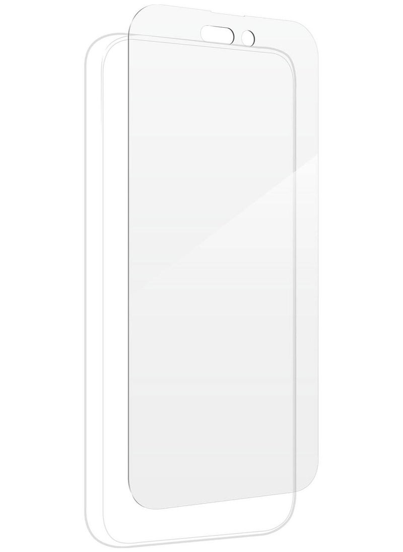 InvisibleShield Glass Elite for iPhone 14 Pro Tempered Glass Screen Protector (6.1 inch) - Case Friendly  - Image 3
