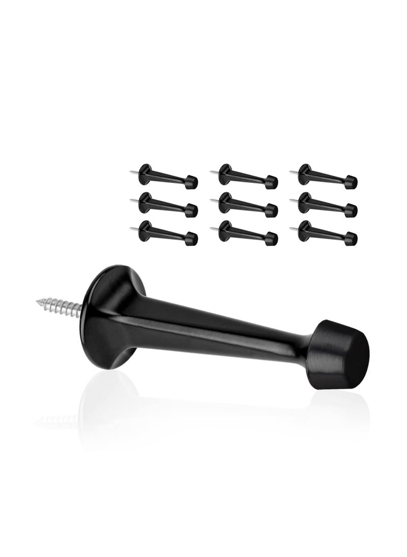 SYOSI 10PCS Solid Rigid Door Stops, Heavy Duty Door Stoppers Door Stops with Soft Rubber Tips Rigid Door Stoppers Door Stop Protection Solid Door Stops for Office, Home, Garage, Laundry Door  - Image 1