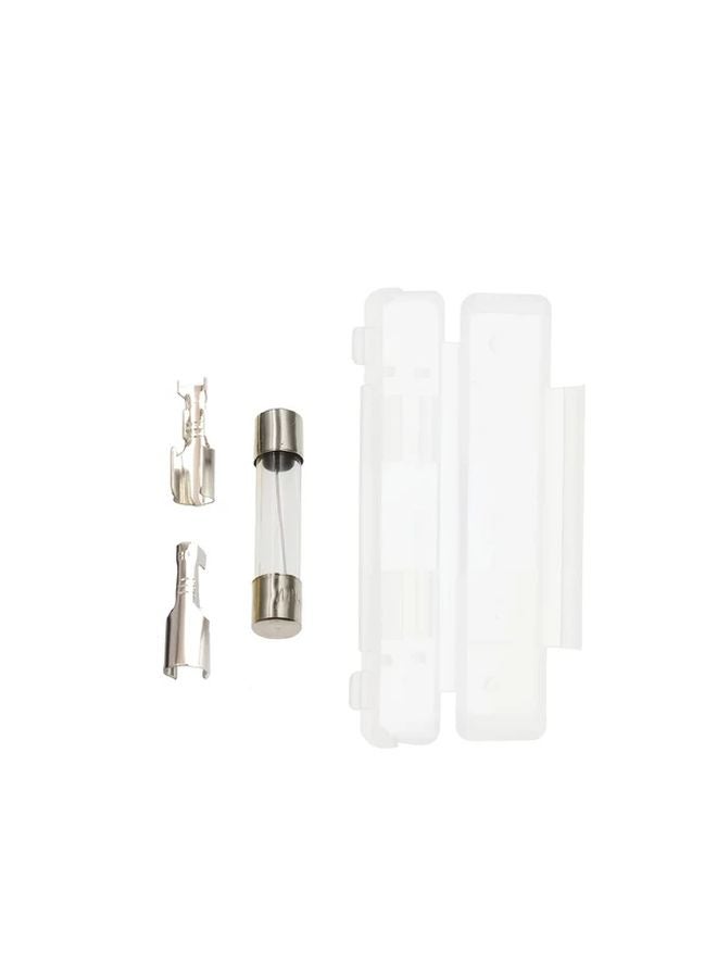 Black 5 Set 6X30mm Glass Fuse Holder With 0 1A To 30A Fuses Socket Flip Shell - Image 4