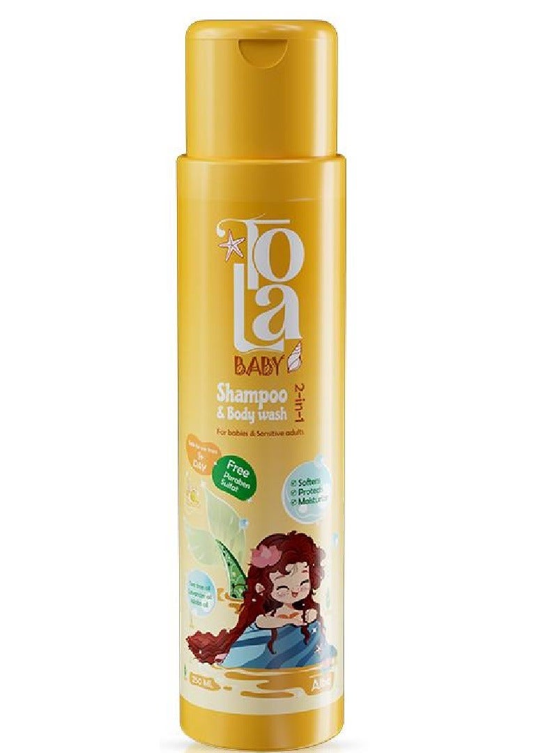 تولا شامبو  و شاور اطفال 250 مل - Image 1