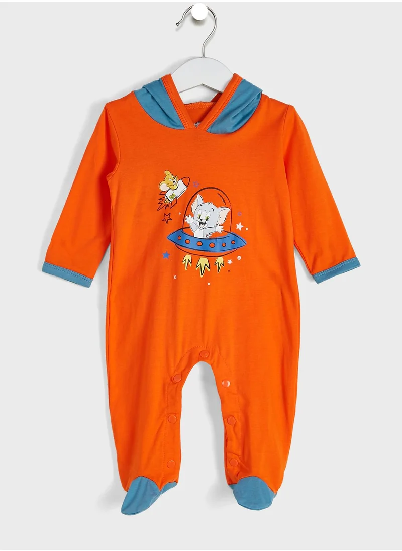 Warner Bros Infant Tom & Jerry Romper