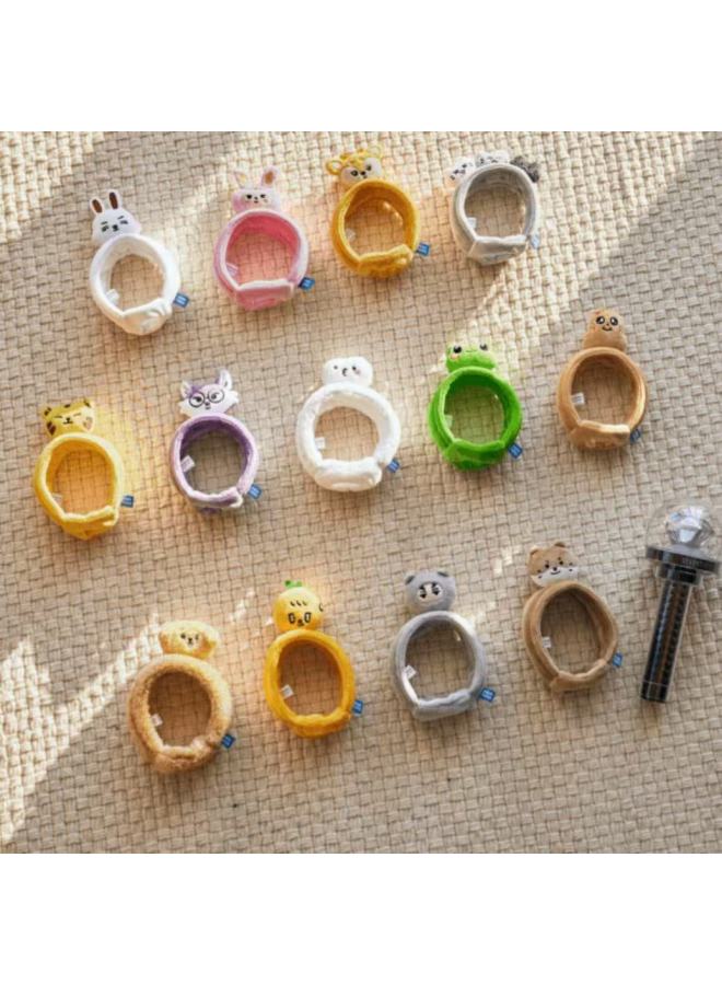 Presale Small 17 Offical Light Stick Cover Plush Official Stick Cover-Color:Rice Grain-Height:Light Cover - Image 3