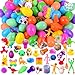 Cherislpy 200 Pack Prefilled Easter Eggs with Mini Novelty Squishy Fidget Toys Inside Assorted Toys Great for Kids Girls Boys Easter Party Favors Basket Stuffers Eggs Fillers - Image 4
