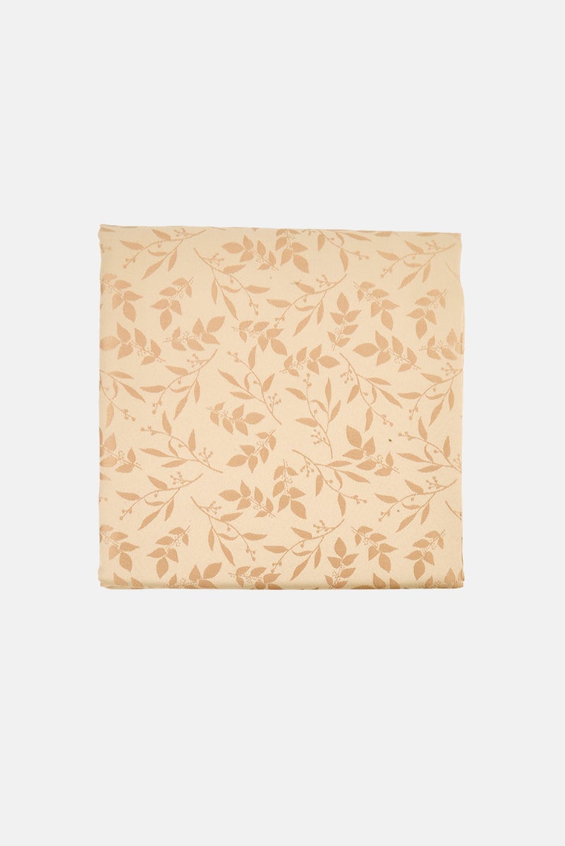 Muy Mucho Mantel Jacquard Impermeable, Light Tan - Image 1