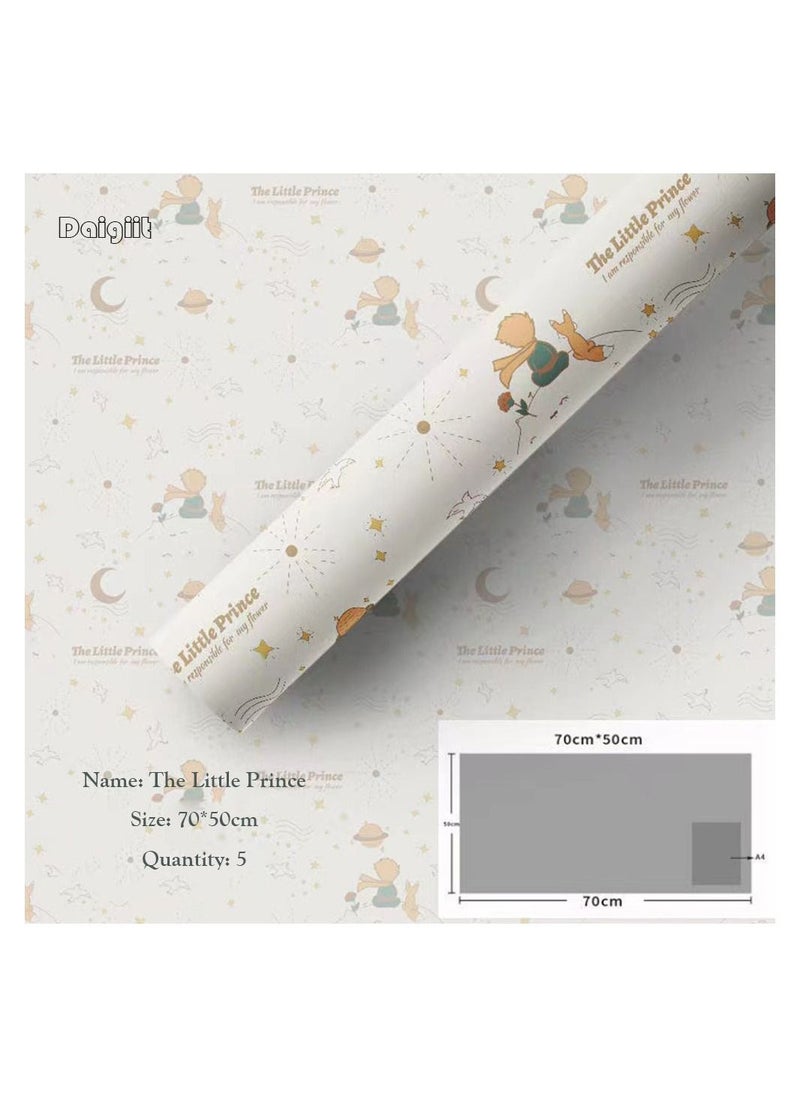 Daigiit 5-Piece Gift Wrapping Paper 70x50 cm  - Image 1