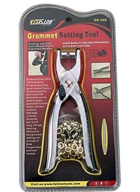 AASTIK SALES AASTIK Stainless Steel Grommet Eyelet Setting Pliers Tool for Bag Shoes Leather Belt Cloth Easy to Press Button Pincer Pile Clipper Hand Tool  - Image 4