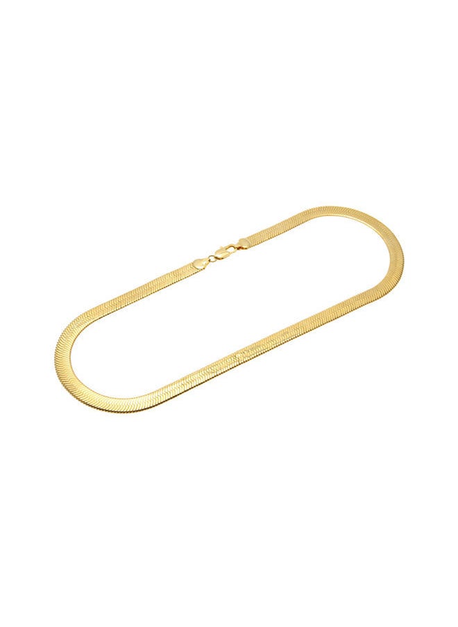NIBEMINENT - Minimalism Design Platinum Chain Necklace Gold - Image 1