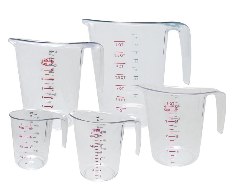 Update International 1-Cup Plastic Measuring Cup - Image 2