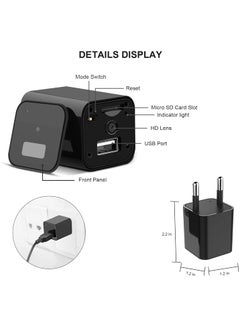 IYZA IYZA WiFi Charger Camera Full HD 4k 1080p Video Recorder Work 24 Hours Watch Live in Phone Motion Detection Security Camera  - Image 2