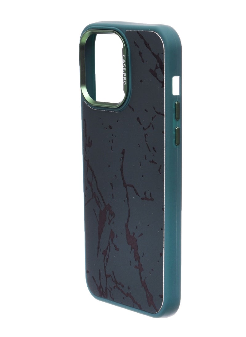 Generic - Silicone Back Phone Protection Cover With Amazing Design And Safety Edges For Iphone 14 Pro Max - Olive Black - Image 1