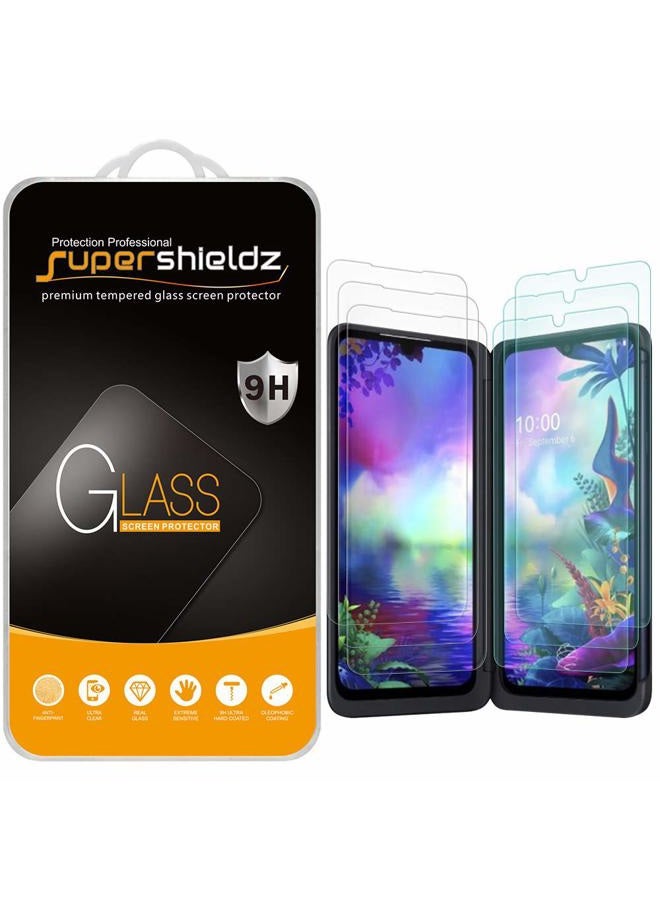 Supershieldz (3 Pack) for LG G8X ThinQ Screen Protector (3 Tempered Glass Main Screen and 3 PET Dual Screen) Anti Scratch, Bubble Free - Image 1