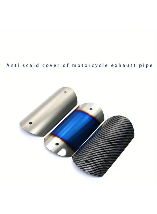 Snake Pattern Motorcycle Exhaust Pipe Heat Shield Cover Insulation Durability - Image 1