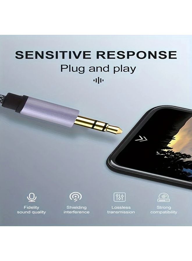 3M 6.35mm to 3.5mm Male to Male Audio Adapter Cable Universal Compatibility for Smartphones Laptops TVs - Image 4