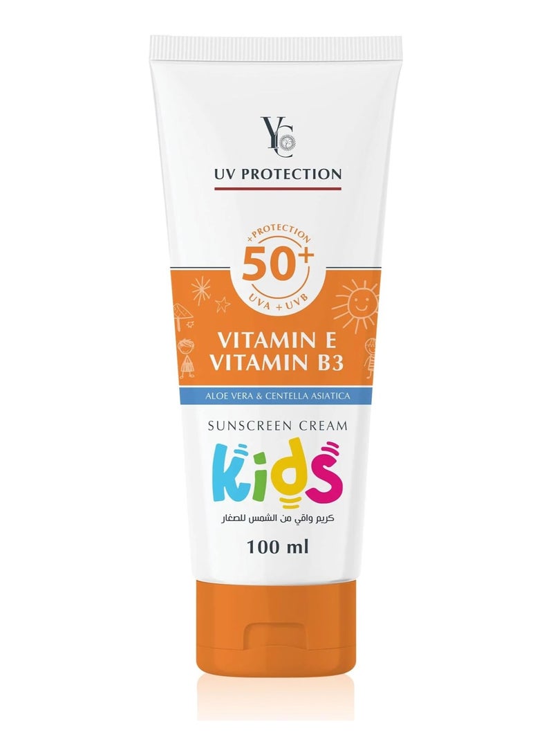 YC Sunscreen Cream 50 Kids UVA UVB 100 ml