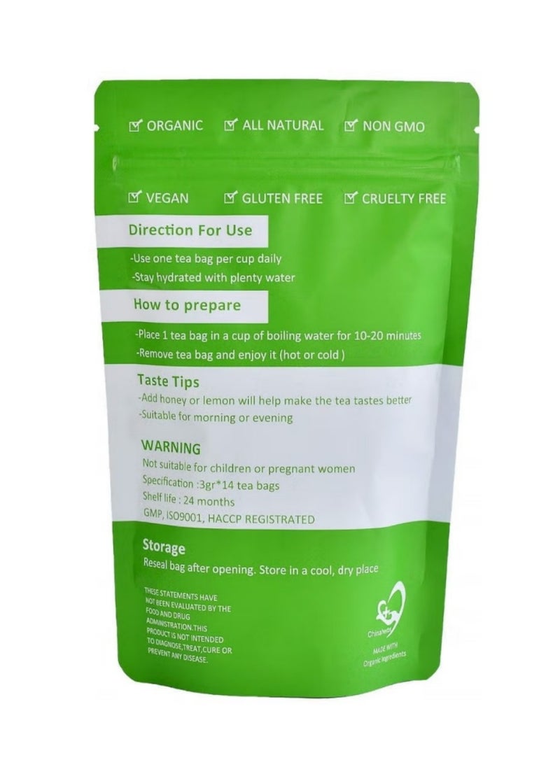 Tummy Tea Bags Slimming Tea for Weight Loss, Promotes Healthy Digestion and Metabolism, 14 day