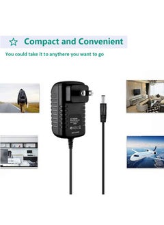 J-ZMQER Ac Dc Adapter Charger Compatible with for RENPHO, MagicMakers, FIT King, CINCOM, Amzdeal, NORMATEC Leg Massager Circulation Air Foot and Calf Massage Power Supply  - Image 2