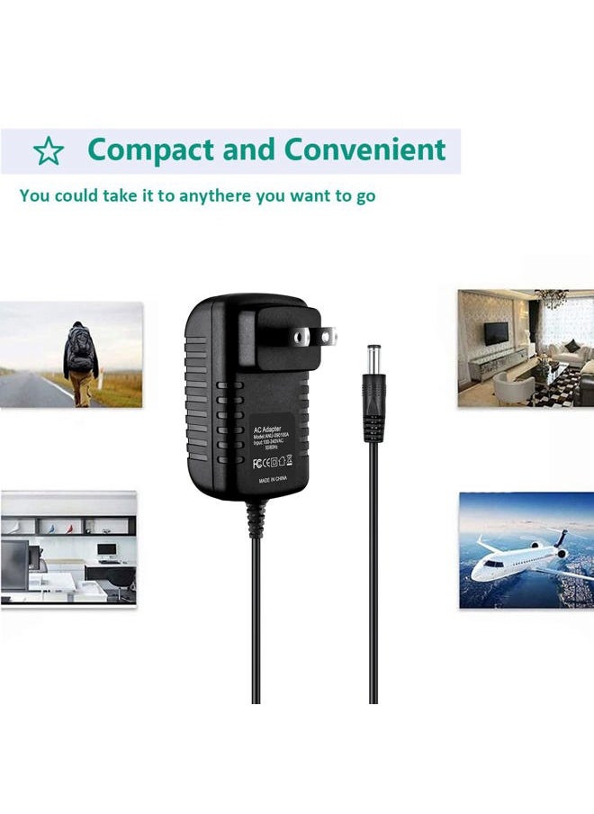 J-ZMQER Ac Dc Adapter Charger Compatible with for RENPHO, MagicMakers, FIT King, CINCOM, Amzdeal, NORMATEC Leg Massager Circulation Air Foot and Calf Massage Power Supply  - Image 2