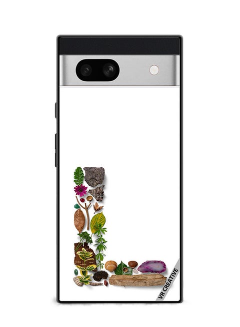 Protective Case Cover For Google Pixel 7a Alphabet L Design Multicolour