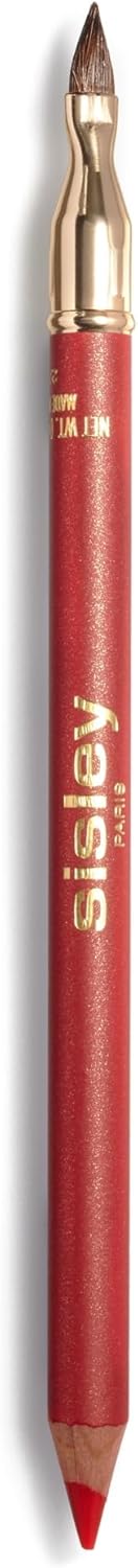 Sisley Phyto-Levres Perfect Lipliner with Lip Brush and Sharpener, # 7 Ruby, 0.04 Ounce