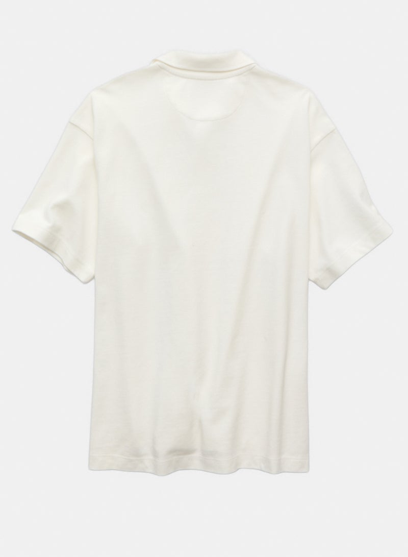 American Eagle AE Boxy Polo Shirt - Image 2