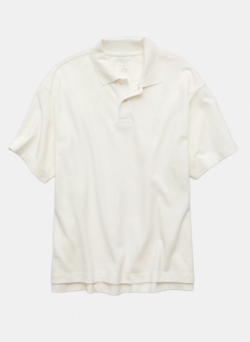 American Eagle AE Boxy Polo Shirt - Image 3
