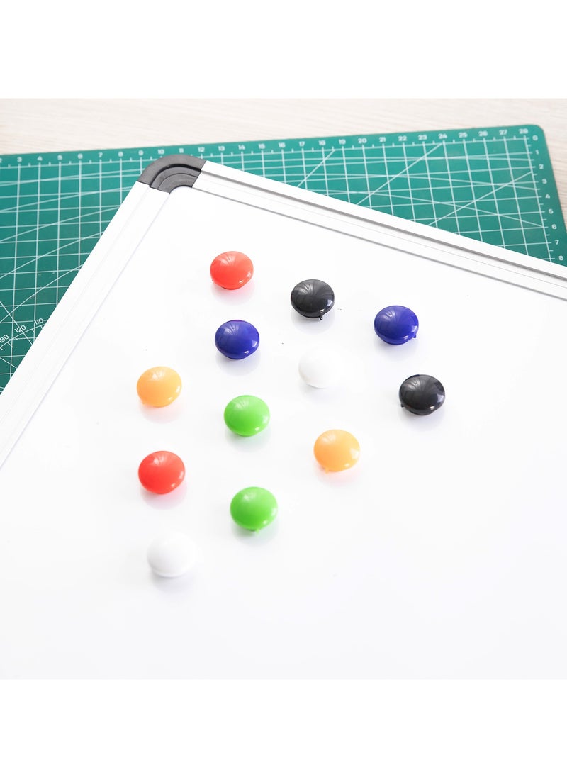 Deli Deli E7824 Magnetic Button Ø20mm - 12pcs - ideal for organizing on whiteboards or refrigerators  - Image 4