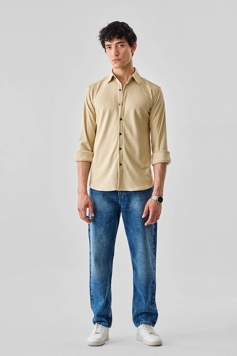 SNITCH Slim Fit Textured Shirt