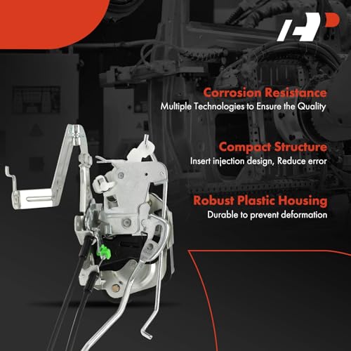 A-Premium Door Lock Latch Actuator Compatible with Toyota Vehicles - Tundra 2004-2006, Sequoia 2001-2007 - Front Right Passenger Side, Replace# 693030C011, 693030C010 - Image 5