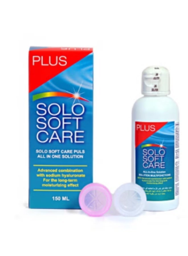 SOLO SOFT CARE PLUS - all in one solution for soft contact lense-150 ml - Image 2
