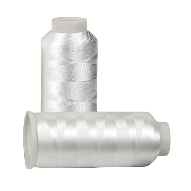 ThreadNanny 2 X-Large Cones Embroidery Bobbin Thread - 60wt for Machine Embroidery and Sewing Machines LintFree - 5500 Yards Each - Image 2