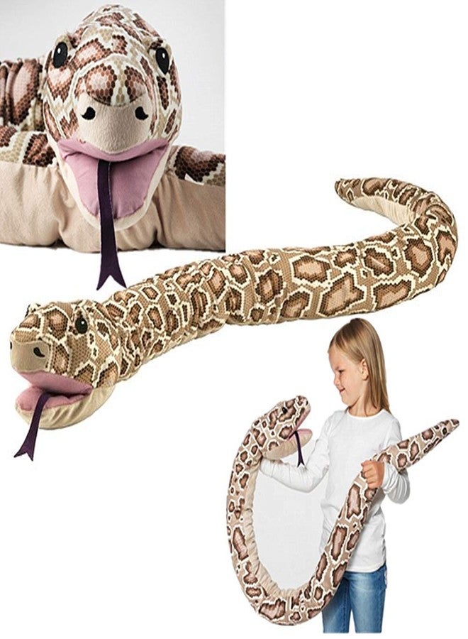 XICHEN DJUNGELSKOG 170 cm Large Plush Toy Cushion boa Constrictor, Glove Doll Snake-Shaped, high-Simulation Burmese Python Cushion - Image 1