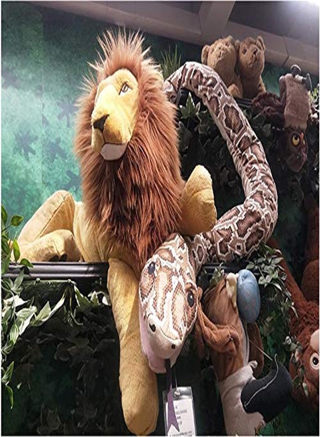 XICHEN DJUNGELSKOG 170 cm Large Plush Toy Cushion boa Constrictor, Glove Doll Snake-Shaped, high-Simulation Burmese Python Cushion - Image 4